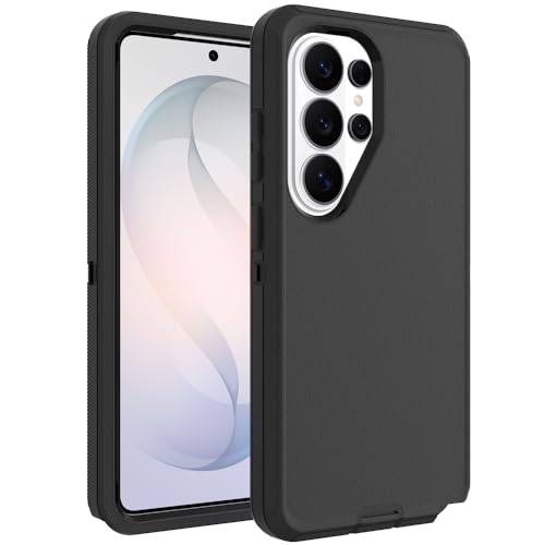 Image of Rugged Case Compatible with Samsung Galaxy S26 Ultra | Heavy-Duty Shockproof Protective Cover, Black