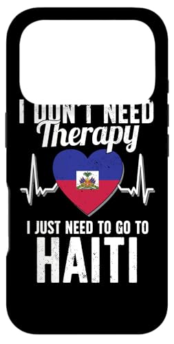 Carcasa para iPhone 17 Pro Bandera de Haití I Bandera de Haití I Vacaciones Haití