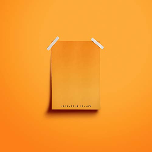 Hemway Matte Shabby Chic Chalk Based Furniture Paint 1L Honeycombe Yellow Suitable For Interior Furniture, Wardrobes, Shelves, Tables And Chairs, Quick Drying Chalky Finish Smooth Touch #TOP3