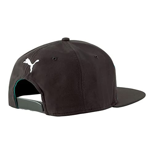 Puma Unisex-Adults Mercedes F1 Flat Brim Adjustable Snapback Hat (Black) #TOP1