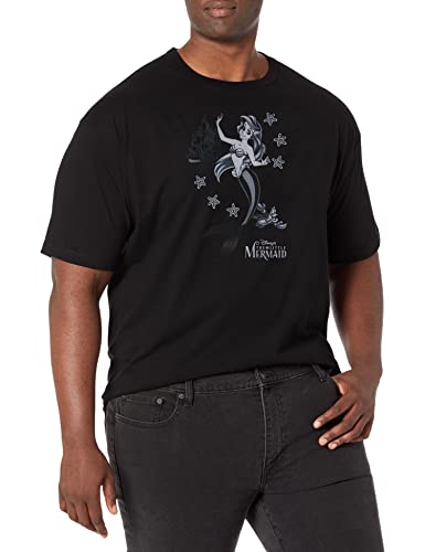 T-shirt Ariel Disney Princesses coupe confort homme noir L