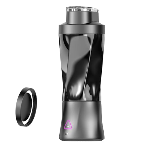 Personal Blender,360 Watt Portable Blender for Smoothies,Milkshakes and Baby food,6000mAh USB Rechargeable,BPA Free 24 oz Portable Juicer with 6 Blades and Lid,Suitable for Outdoor Sports,Travel