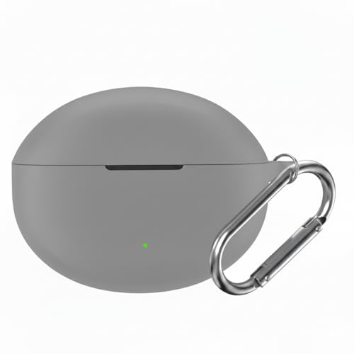 Image of Reiox Soft Silicone Protactive Case Cover Compitable for Oneplus Nord Buds 3 | 3 Pro (Grey)