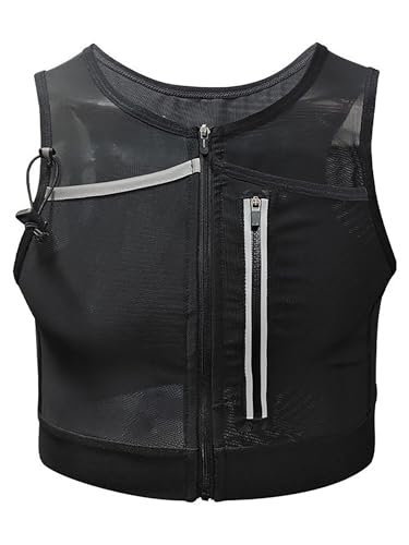 Unisex Kids reathable Mesh Vest Bag Ultralight Running Vest For Runners Marathon Vest