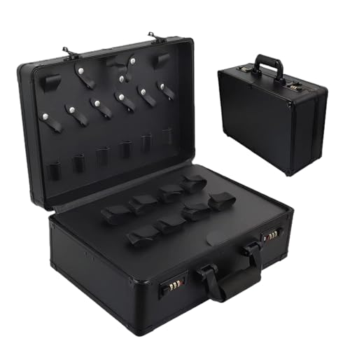 Valise de rangement tondeuse pour coiffeur à domicile et organisation de table de travail