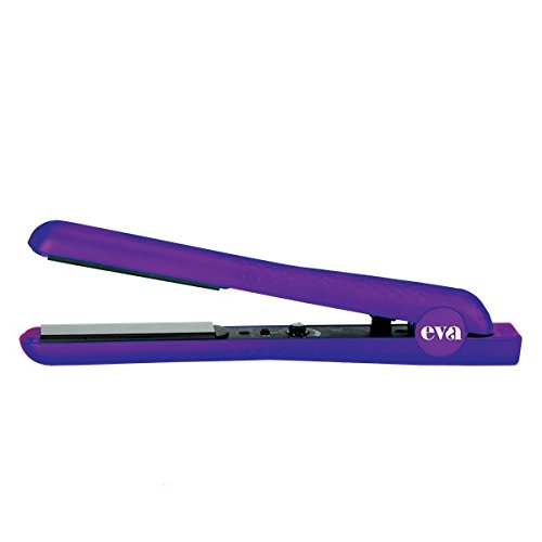 Amazon.com: Eva Nueva York saludable calor cerámica plancha para el pelo,  color morado metálico : Belleza y Cuidado Personal