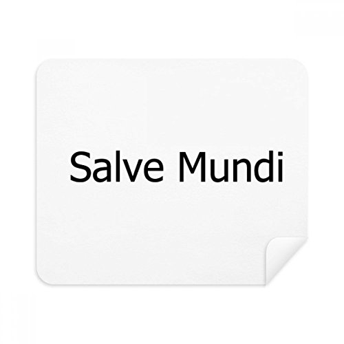 Hello World Latin Cleaning Cloth Screen Cleaner 2pcs Suede Fabric