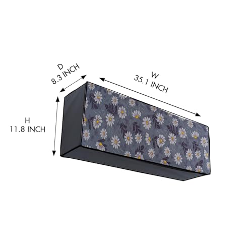 Image of THE LION'S SHARE Air Conditioning Dust Cover Folding Designer Ac Cover for Indoor Split Ac 1.5 ton -TLS-03