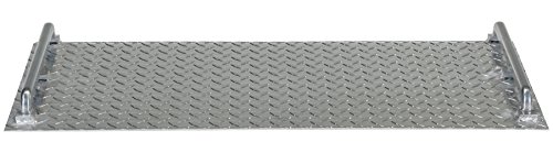 Vestil AMD-3618 Mini Dock Plate, Aluminum, 700-lb. Capacity, 18" Length x 36" Width x 1/8" Thick