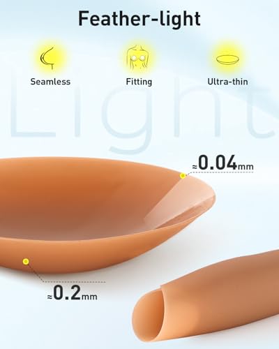 Image of Niidor Adhesive Nipple Covers for Women Sticky Silicone Reusable Pasties Nipple With Travel Case