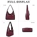 YingStar Piel Bolso Bandolera Mujer Grande Bolsos Para Universitarias Bolsa Mujer Bolso Tote Bag Piel Bolso Hombro Universidad Bolso de Mano Shopper Bolso Burdeos Imagen de YingStar Piel Bolso Bandolera Mujer Grande Bolsos Para Universitarias Bolsa Mujer Bolso Tote Bag Piel Bolso Hombro Universidad Bolso de Mano Shopper Bolso Burdeos