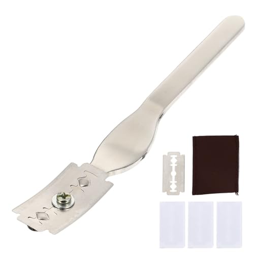 NALACAL Hand Crafted Bread Lame, Bread Bakers Lame, Stainless Steel Bread Cutter Slashing Tools, with 5 Replaceable Blades Pizza Cake Lame Cutter Dough Scoring Tool, Suitable for Bread, Cake, Quiches