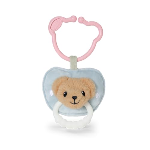 Imagen de BABY born For Babies Chupete de peluche con cara de oso de peluche con clip