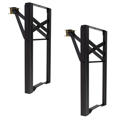 Vigormat Ersatzbeine für Biertisch - 2 Beine (Schwarz)