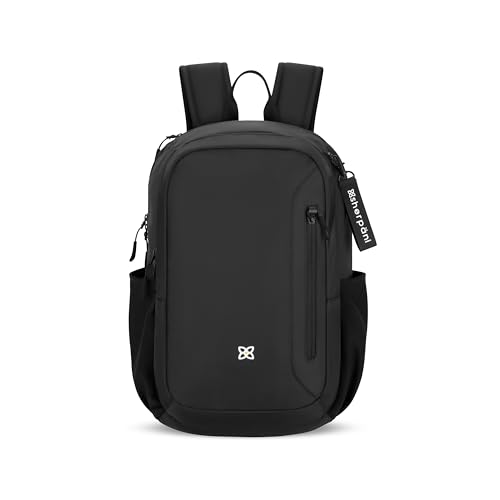 Sherpani Getaway, Casual Daypack Backpacks, Laptop Backpack, 22L Travel Backpack for Women, Travel Gift Bag, Fits 15'' Laptop, RFID Protection (Raven)