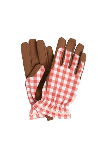 Burgon & Ball Colour Collection Gloves - Red Check - Image 2