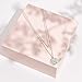 PAVOI Rhodium Plated Trendy Coin Pendant Necklaces for Women - Aesthetic Layering Chain Necklace
