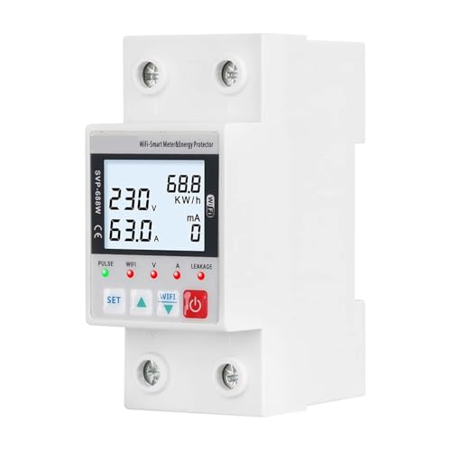 Compteur d'énergie SVP688 63A interrupteur avec protection tension