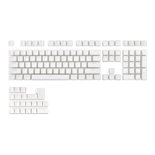 Juego de teclas, juego de teclas Pbt Shine Through Keycaps, kit de repuesto de teclado mecánico para la colección entusiasta de la escritura Streamer