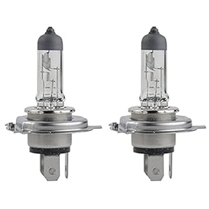 Philips Automotive Lighting 9003 VisionPlus Deluxe Upgrade Automotive Replacement Headlight Bulb, Fits Select High Beam, Low Beam, or Fog Positions (Pack of 2)