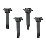 DICMIC Set of 4 Ignition Coil Pack Compatible with Chrysler 200 Cirrus Sebring Dodge Avenger Caliber Journey Jeep Compass Patriot L4 2.4L Replace# UF557, 4606824AB, 4606824AC, 5C1644, E1057, 52-1881