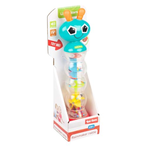 Hochet de pluie pour bébé miroir jouet coloré premier âge