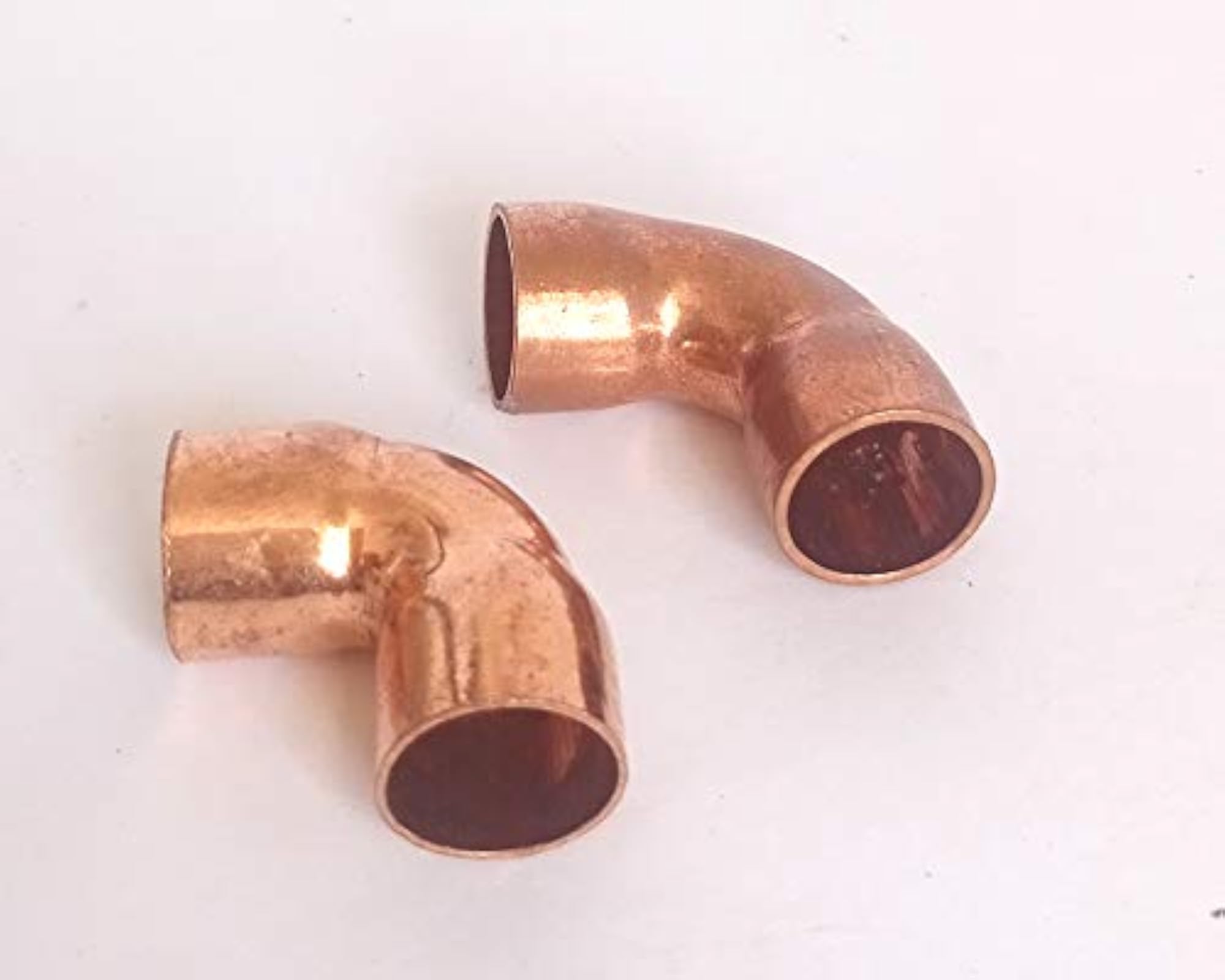 Copper Pipe Fittings Elbow 90 Degree, 2 Pcs