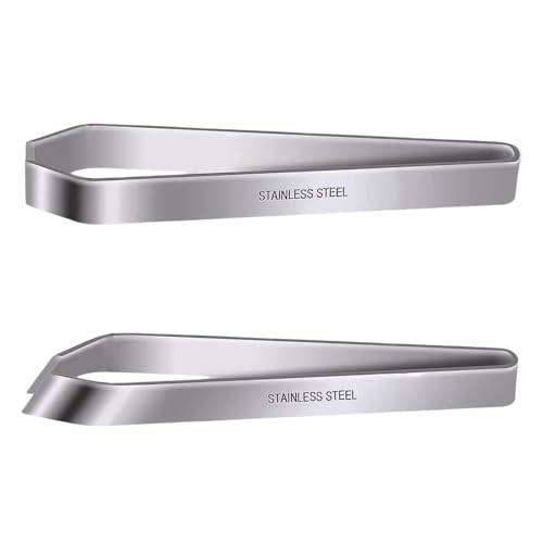 2 Pièces Pinces Arêtes de Poisson,Pince Cuisine,Pince à Désarêter en Acier Inoxydable,Bouches plates et Biseautées,pour Enlever les Arêtes de Poisson,les ECailles de Poisson