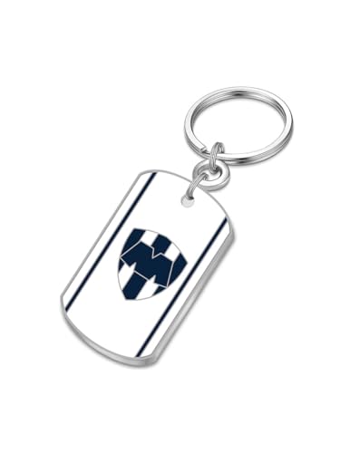 Simran International CF Monterrey de La Liga MX Dog Tag Keychain with Large Team Logo 76mm X 44mm