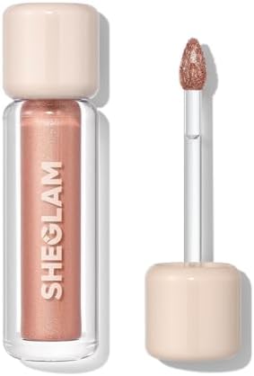 SHEGLAM Airglow Eye Tint 16 Hours Long-Lasting Liquid Eyeshadow Shimmer High-Impact Color Single Eyeshadow - Nectar
