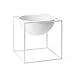 Produktbild By Lassen - Kubus Bowl/Schale - Stahl - weiß - 23 x 23 x 23 cm