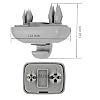8E0857562A 8E0857562 Interior Sun Visor Clips Base Makeup Mirror Fixing Bracket Compatible with A1 A3 A4 A5 Q3 Q5 TT RS4 Quattro RS5 2013-2016 (Grey)