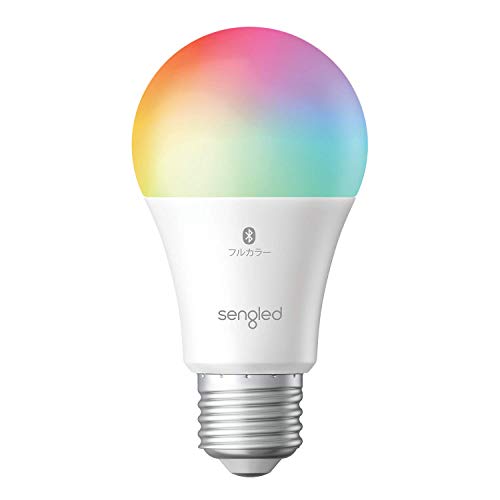 【Amazon Alexa認定】Sengled スマートLED電球 E26口金(直径26㎜) フルカラー 60W形相当 密閉器具対応 調光800lm 広配光タイプ Bluetooth Amazon Alexa対応全方向タイプ ブリッジ不要 1個入り