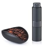 Lulupack Set de Dosificador de Café con Pulverizador de Agua 20 ml, Vaso Cerámico para Granos de Café, Spray Fino para Reducir Estática, Accesorios Barista para Espresso, Pour Over, Viaje y Camping