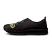 Qoiuvncy St. Patrick's Day Sneakers Mens Slip On Casual Loafers Non Slip Skull Green Hat Sneakers Lightweight Sports Running Tennis Trainers Outdoor Walking Hiking Shoes Black US 9
