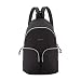 Produktbild Pacsafe Stylesafe Sling Backpack, schlanker Rucksack für Damen, Zwei- und EIN- Riemen Schulterrucksack, Daypack mit Diebstahlschutz, Sicherheits-Features - 6 Liter, Uni, Black/Schwarz