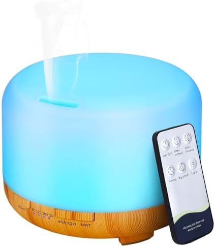 Difusor de aceites Esenciales para ambientes 300 ml, difusor de A...