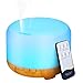 Diffusore di Oli Essenziali per Ambienti 300ml, Diffusore Aromi a Grana di Legno...