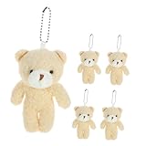 Pendentif ours en peluche : le mini jouet ours est livré avec une structure simple, ce qui le rend facile à installer et à enlever, petite poupée ours