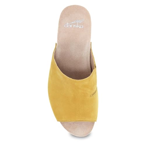 Image of Dansko Tandi Peep Toe Sandal for Women - Soft Leather Treated with Scotchgard for Stain Resistance - Cushioned, Contoured Footbed for All-Day Comfort