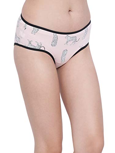 Image of Clovia Women's Mid Waist Printed Hipster Panty