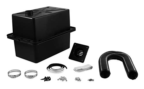 Camco 55371 Vented RV/Marine Battery Box, Standard - Protects Your RV or Marine Battery from Collisions and Contaminants - Holds (1) Group 24 Battery by Camco - Used condition - CA$32.30