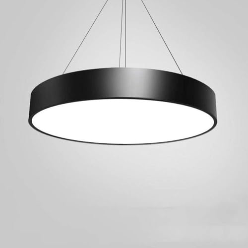 Lampe suspendue LED ronde contre l'éblouissement en alu et acrylique