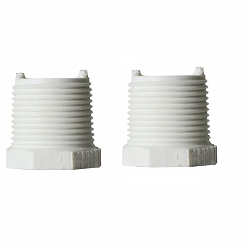 GULUANT 2 Pack Replacement 3/4 Inch x 3/8 Inch Threaded x Threaded PVC Bushing Sch 40 for Primex 88209