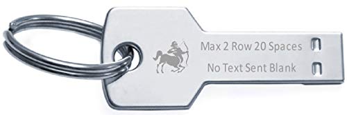 Clé USB Sagittaire gravée : idée cadeau unique avec mémoire flash 2 Go