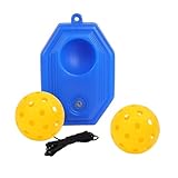 mophrati Präzisions Pickleball Trainingshilfe, geeignet für Trainer und Profis, die Spielern helfen, in Kursen und Wettkämpfen Höchstleistungen zu erzielen. Pickleball Bälle, Gelb, 21 x 14 x 6 cm