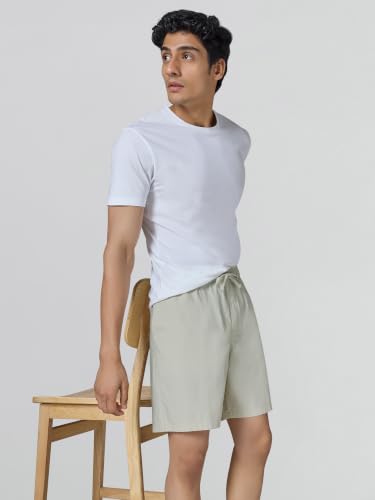 Image of XYXX Zen Solid Shorts for Men with Side Pockets and Drawstring |Relaxed Fit Shorts