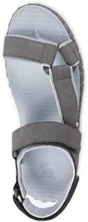 MUK LUKS Women's Flexi Woodstock Sandals, Pearl, 6.5 | Image 1