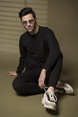 Image of Rigo Round Neck Full Sleeve Terry Track Suit For Men | Regular Fit Plus Sizes Tracksuit for Men's | Co-ord Set For Men