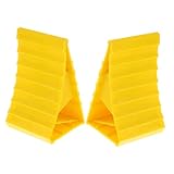 Assurance de sécurité : arrête efficacement les véhicules de se déplacer, la sécurité pendant le stationnement, cales de roue robustes, cales de pneu